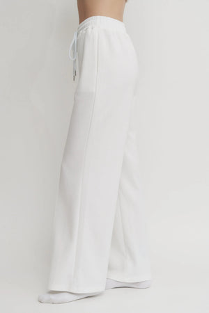 Soft Touch Drawstring Sweatpant, Jogger Pant made in Italy Verdot