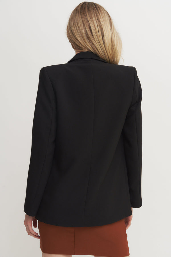 Classic Black Single-Button Blazer (Grand Opening Special) 25% Off Calculated at checkout - while it lasts Verdot