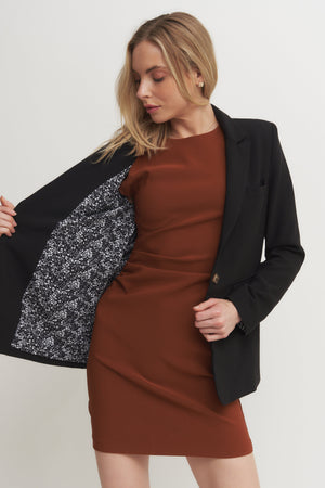 Classic Black Single-Button Blazer (Grand Opening Special) 25% Off Calculated at checkout - while it lasts Verdot