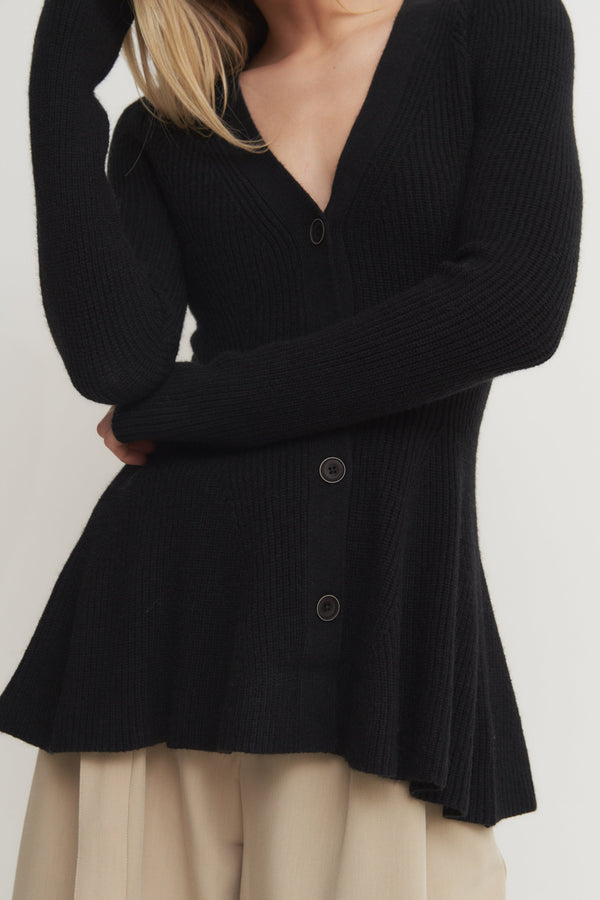 Hourglass Sweater Cardigan – Wheat or Black Verdot