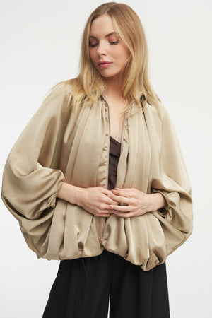 Serafina Puffed Bomber Jacket