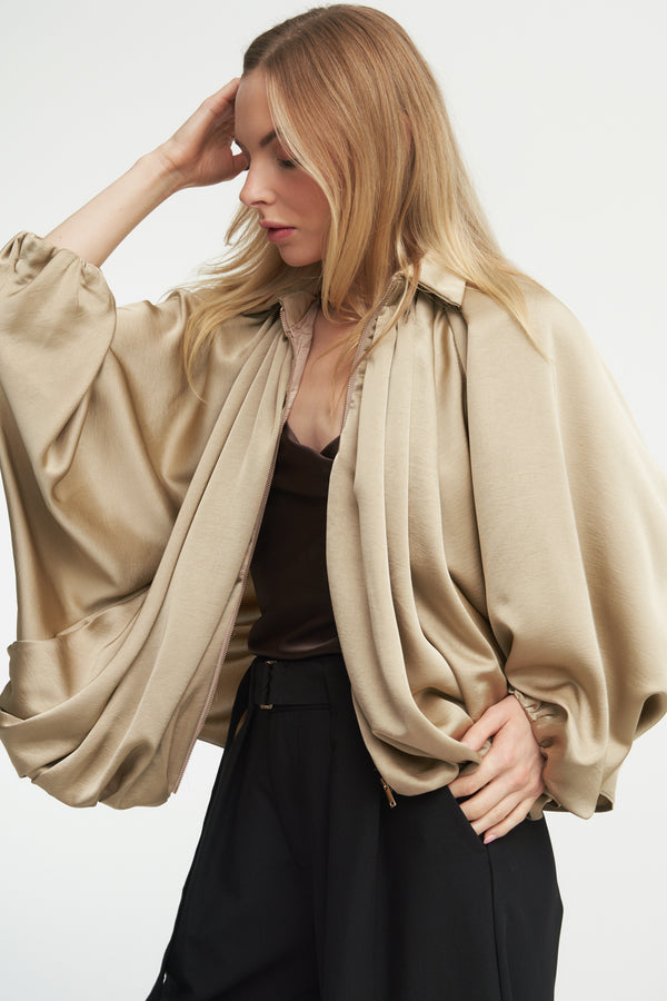 Serafina Puffed Bomber Jacket