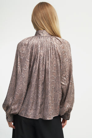 Lara Scarf-Tie blouse