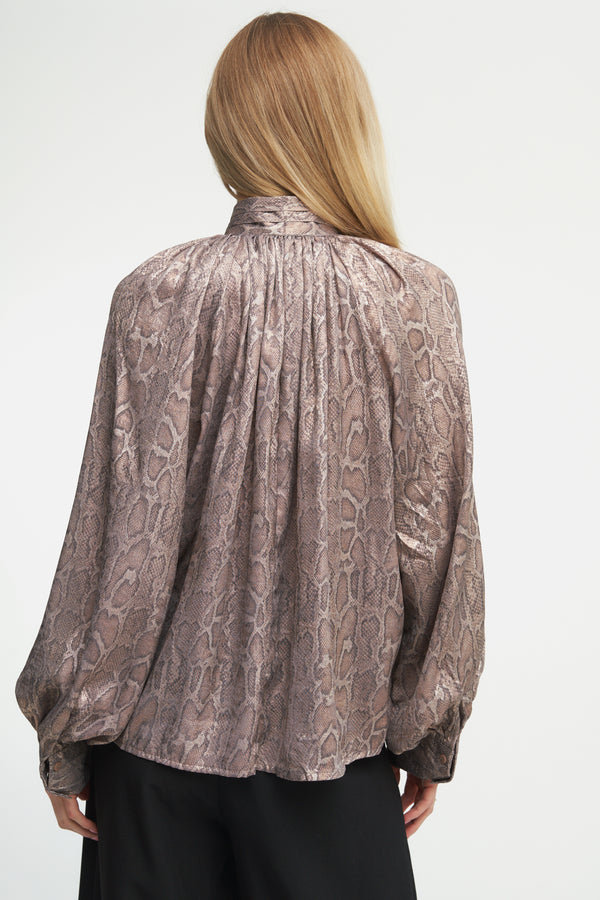 Lara Scarf-Tie blouse