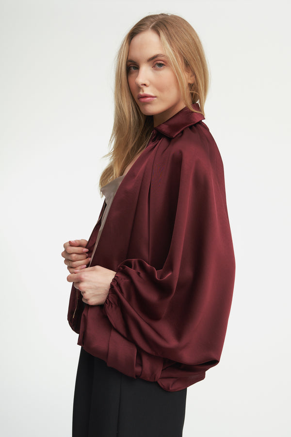 Serafina Puffed Bomber Jacket