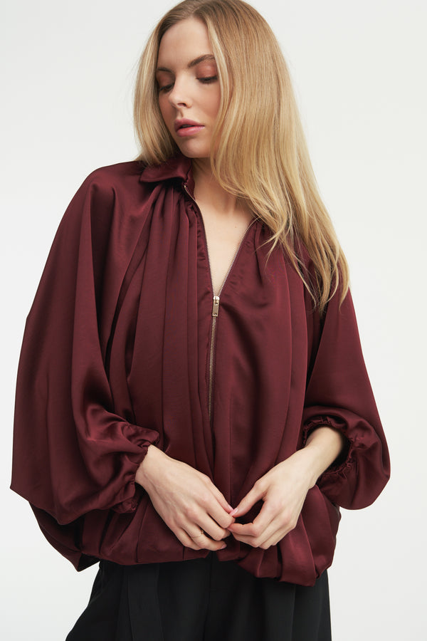 Serafina Puffed Bomber Jacket