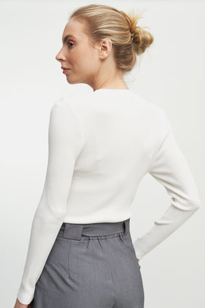 The Rowan Ribbed Top