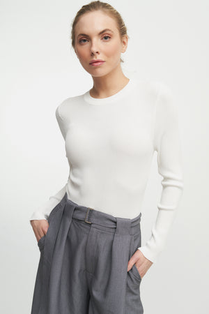 The Rowan Ribbed Top