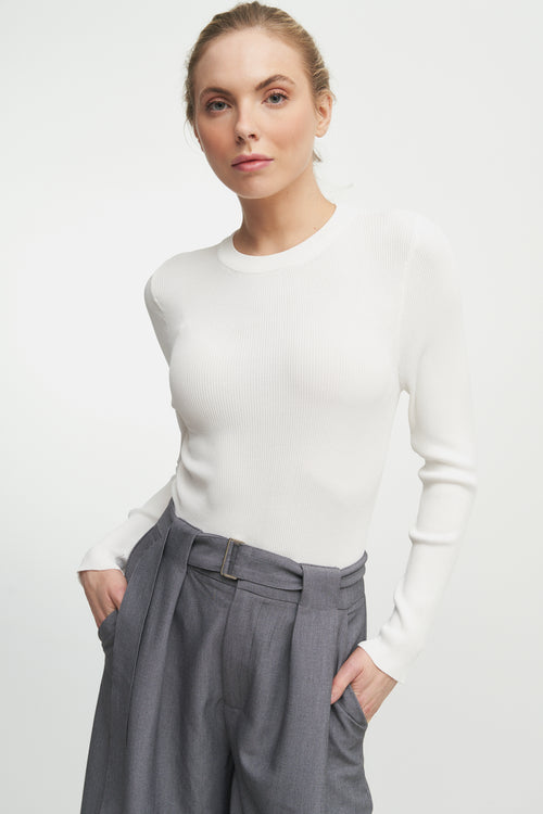 The Rowan Ribbed Top