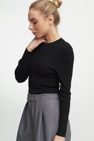 The Rowan Ribbed Top