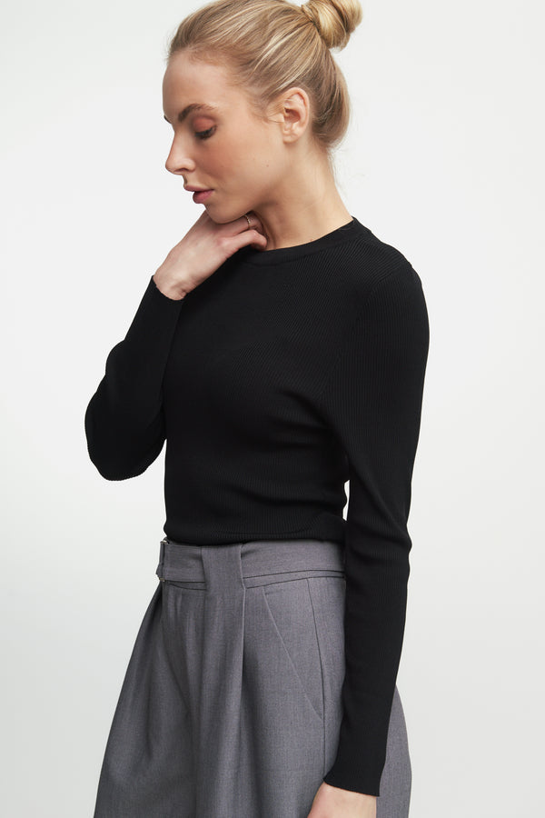 The Rowan Ribbed Top
