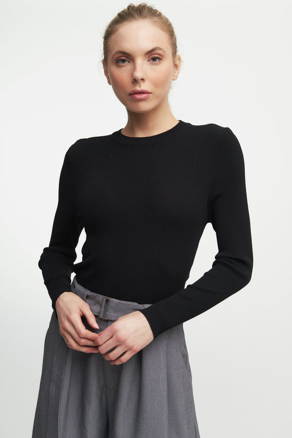 The Rowan Ribbed Top