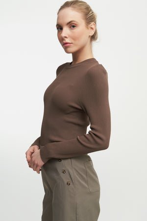 The Rowan Ribbed Top