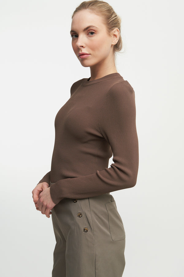 The Rowan Ribbed Top