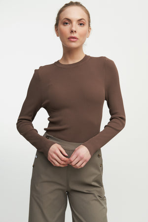 The Rowan Ribbed Top