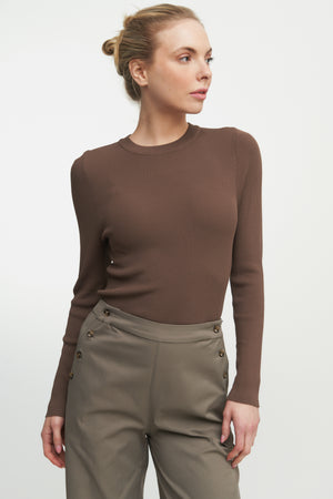 The Rowan Ribbed Top