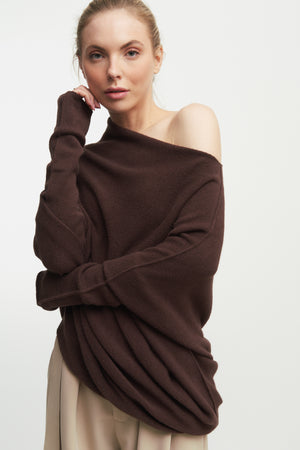 Italian Made Asymmetrical Sweater