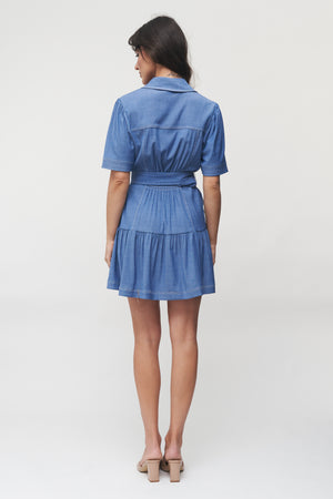 The Celeste Belted Mini Dress