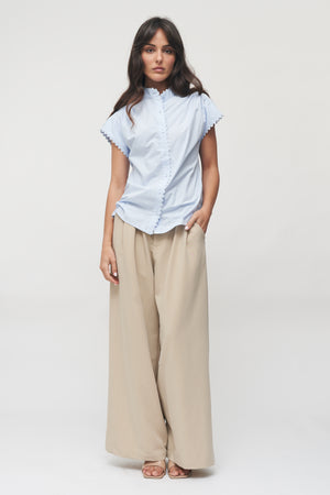 The Liora Ric Rac Cotton Shirt