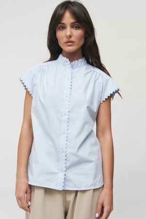 The Liora Ric Rac Cotton Shirt