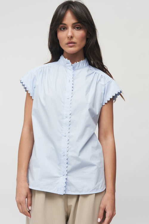 The Liora Ric Rac Cotton Shirt