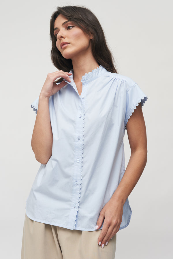The Liora Ric Rac Cotton Shirt