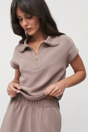 The Laguna Half-Zip Ace Set