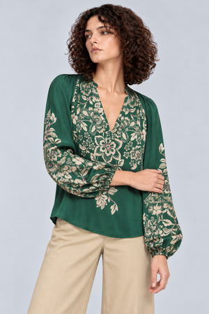 The Elodie Floral Raglan Blouse