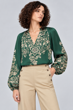 The Elodie Floral Raglan Blouse