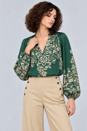 The Elodie Floral Raglan Blouse