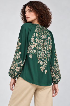 The Elodie Floral Raglan Blouse