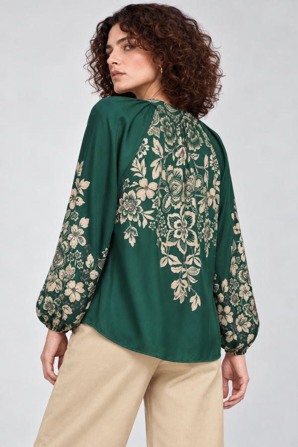 The Elodie Floral Raglan Blouse