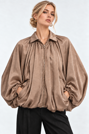 Serafina Puffed Bomber Jacket