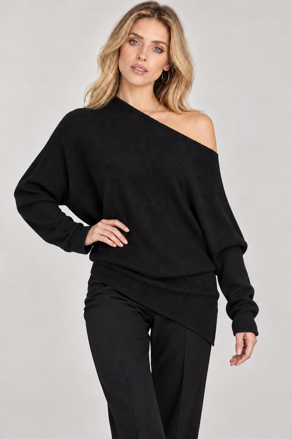 Italian Made Asymmetrical Sweater
