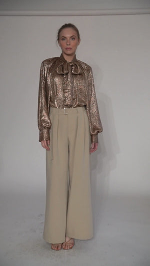 Lara Scarf-Tie blouse