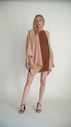 Knit Dolman Open Cardigan Made in Italy