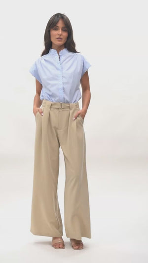 The Liora Ric Rac Cotton Shirt