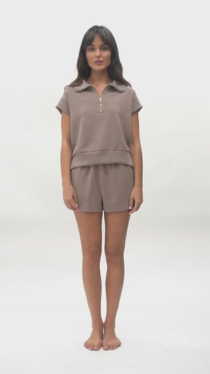 The Laguna Half-Zip Ace Set