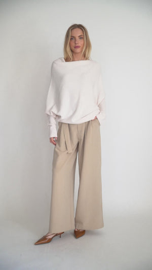 Italian Made Asymmetrical Sweater