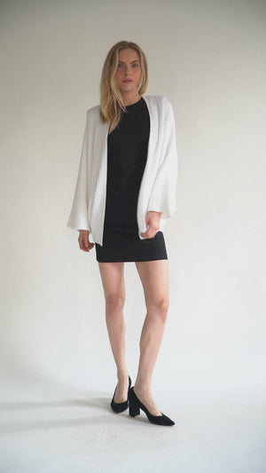 Ultra Soft Stripe Italian made Dolman Knit Cardigan