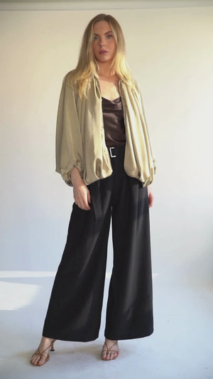 Serafina Puffed Bomber Jacket